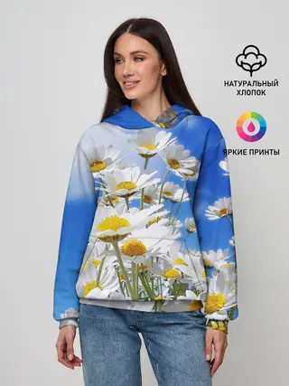 Женское худи / Ромашки