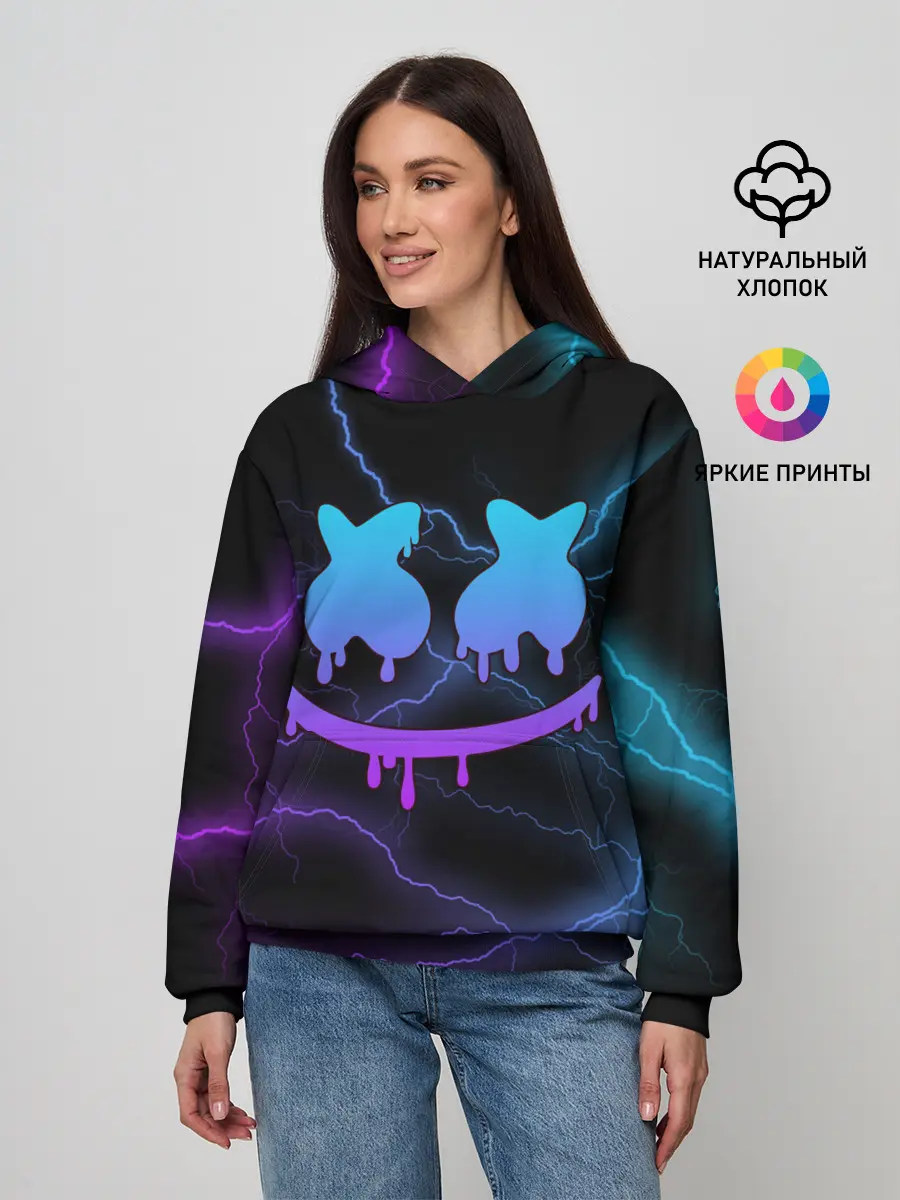 Женское худи / Marshmello