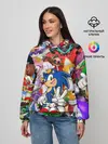 Женское худи / Sonic ПЕРСОНАЖИ