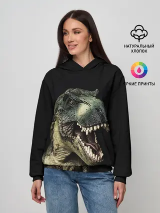 Женское худи / Динозавр T-Rex