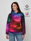 Женское худи / ЦВЕТНОЙ ДЫМ