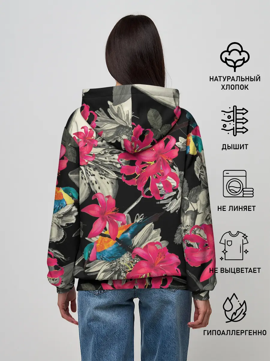 Женское худи / Цветы