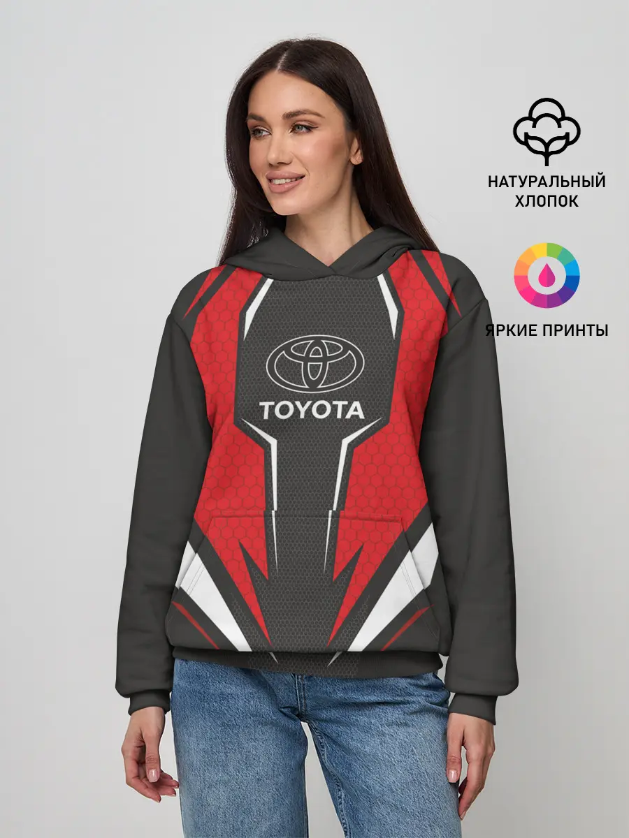 Женское худи / Toyota Driver team Red