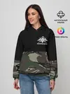 Женское худи / Пограничные Войска камуфляж