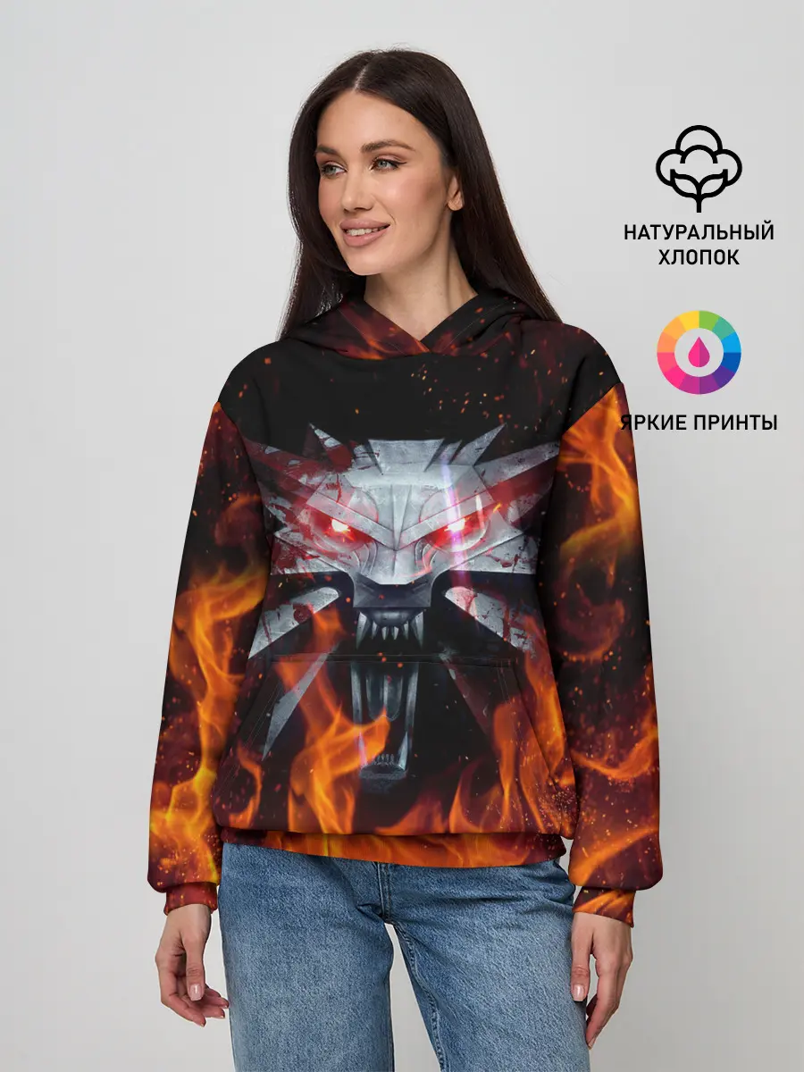 Женское худи / ВЕДЬМАК