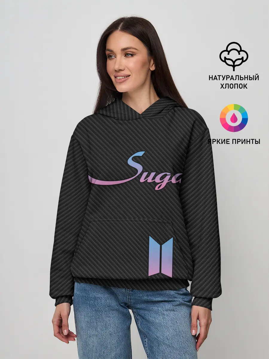 Женское худи / BTS Suga