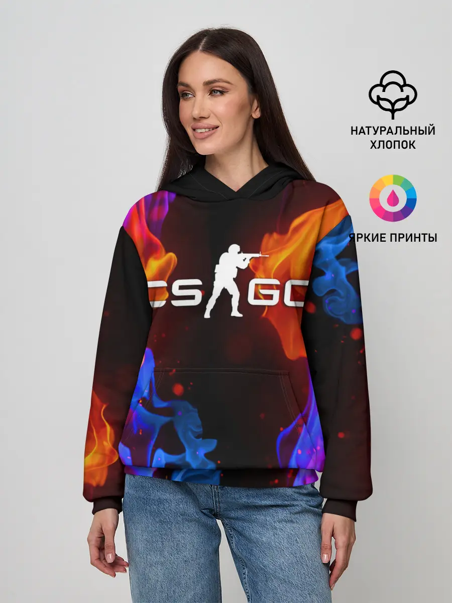 Женское худи / CS:GO FIRE