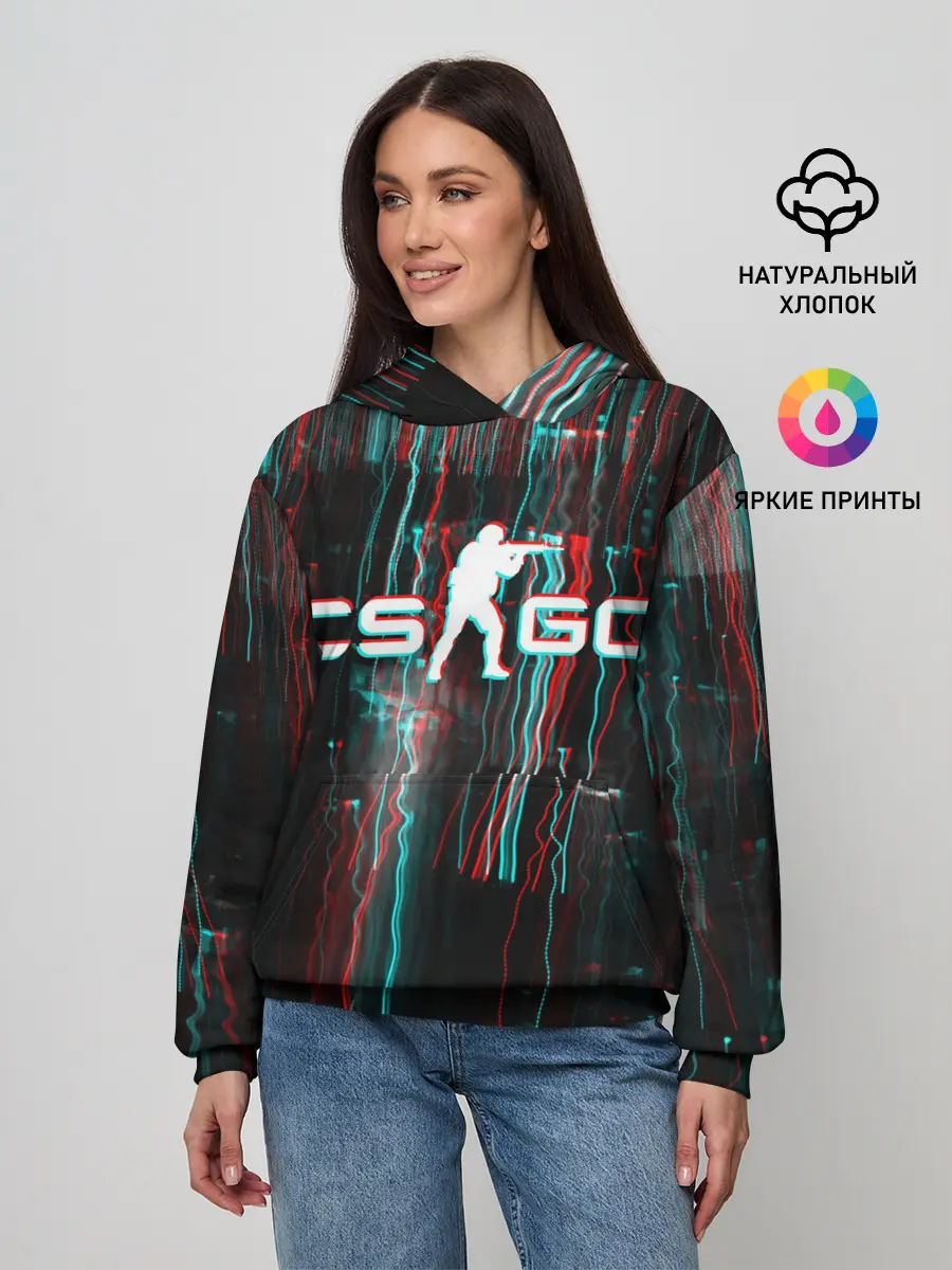 Женское худи / CS:GO Glitch