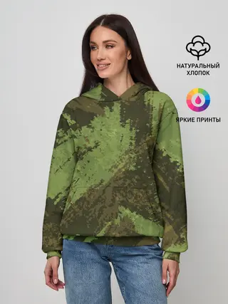 Женское худи / КАМУФЛЯЖ BROWN