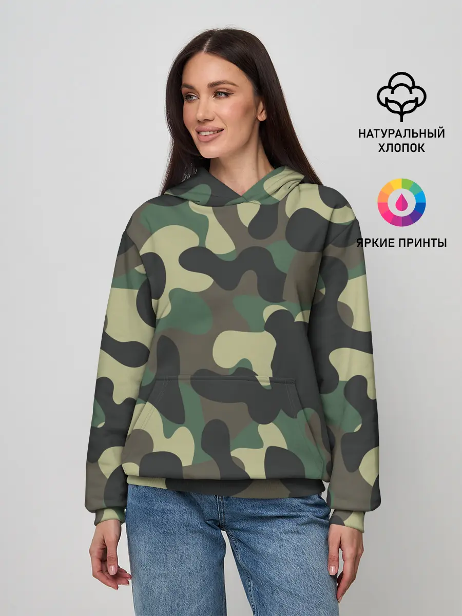 Женское худи / КАМУФЛЯЖ