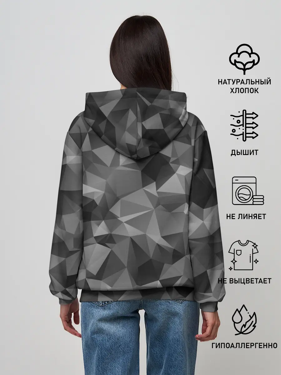 Женское худи / СОВРЕМЕННЫЙ КАМУФЛЯЖ