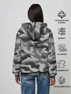 Женское худи / КАМУФЛЯЖ GRAY
