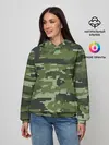Женское худи / ВЯЗАННЫЙ КАМУФЛЯЖ
