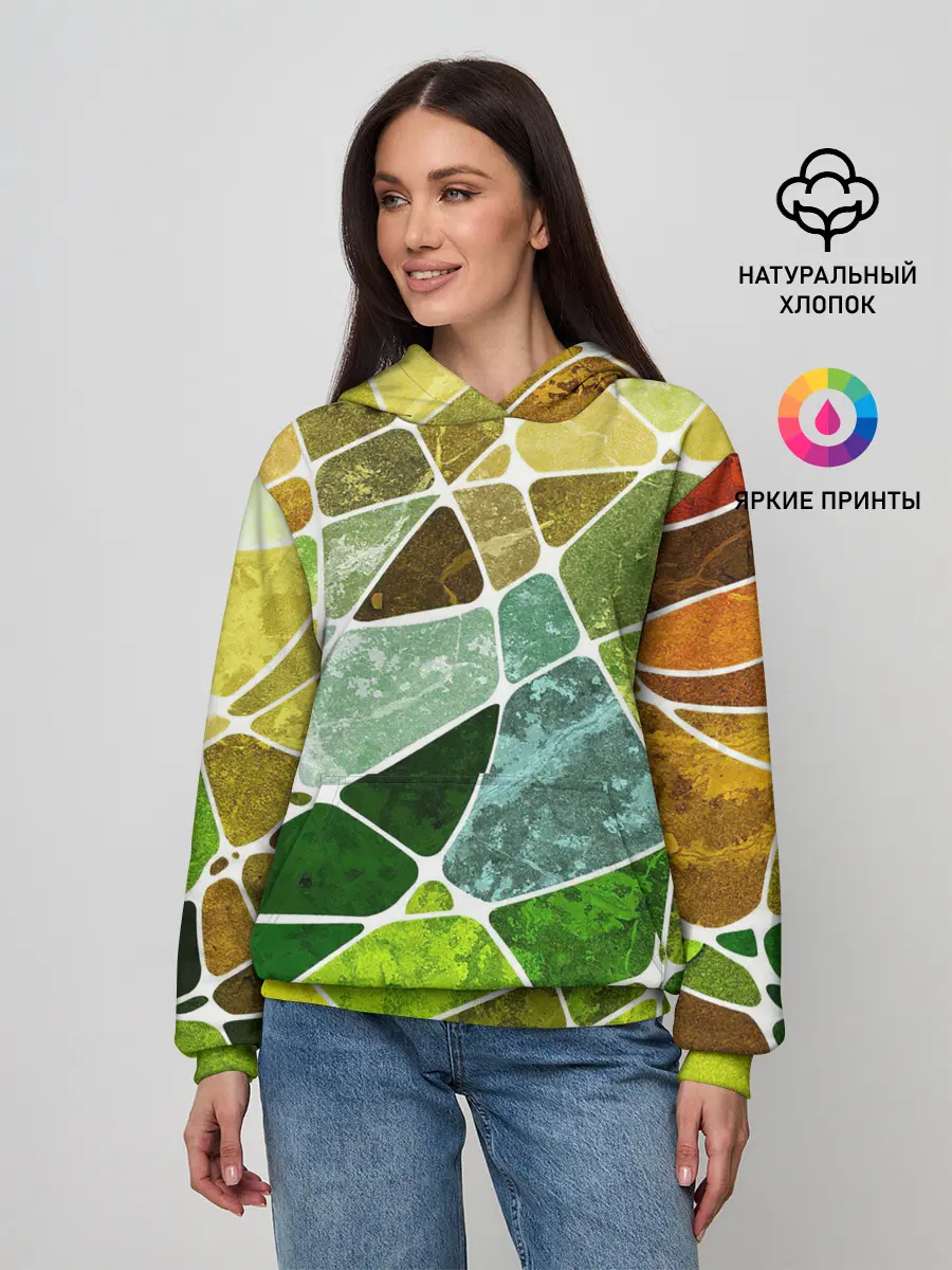 Женское худи / Мозаика
