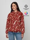 Женское худи / The Flash Logo Pattern