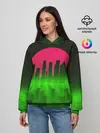 Женское худи / НЕОНОВЫЙ ГОРОД