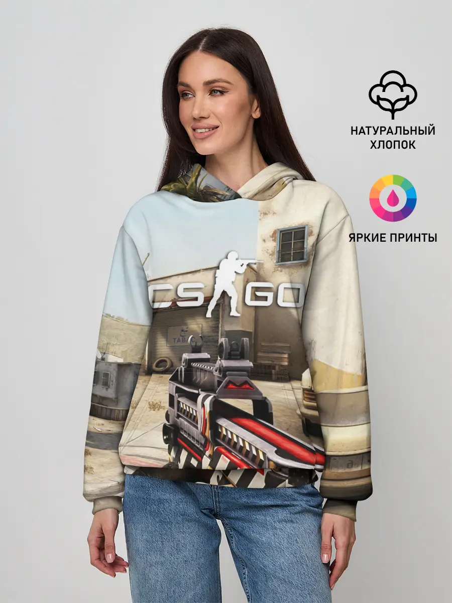 Женское худи / CS:GO - The Aggressor | Aгрессор