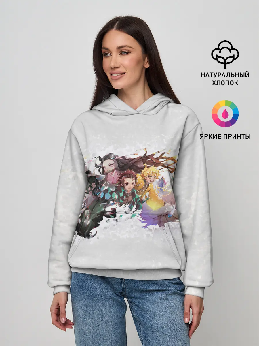 Женское худи / Клинок рассекающий демонов