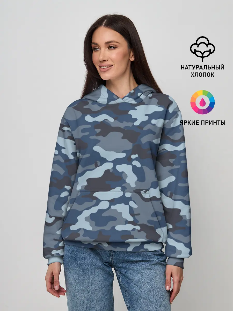 Женское худи / Камуфляж МВД