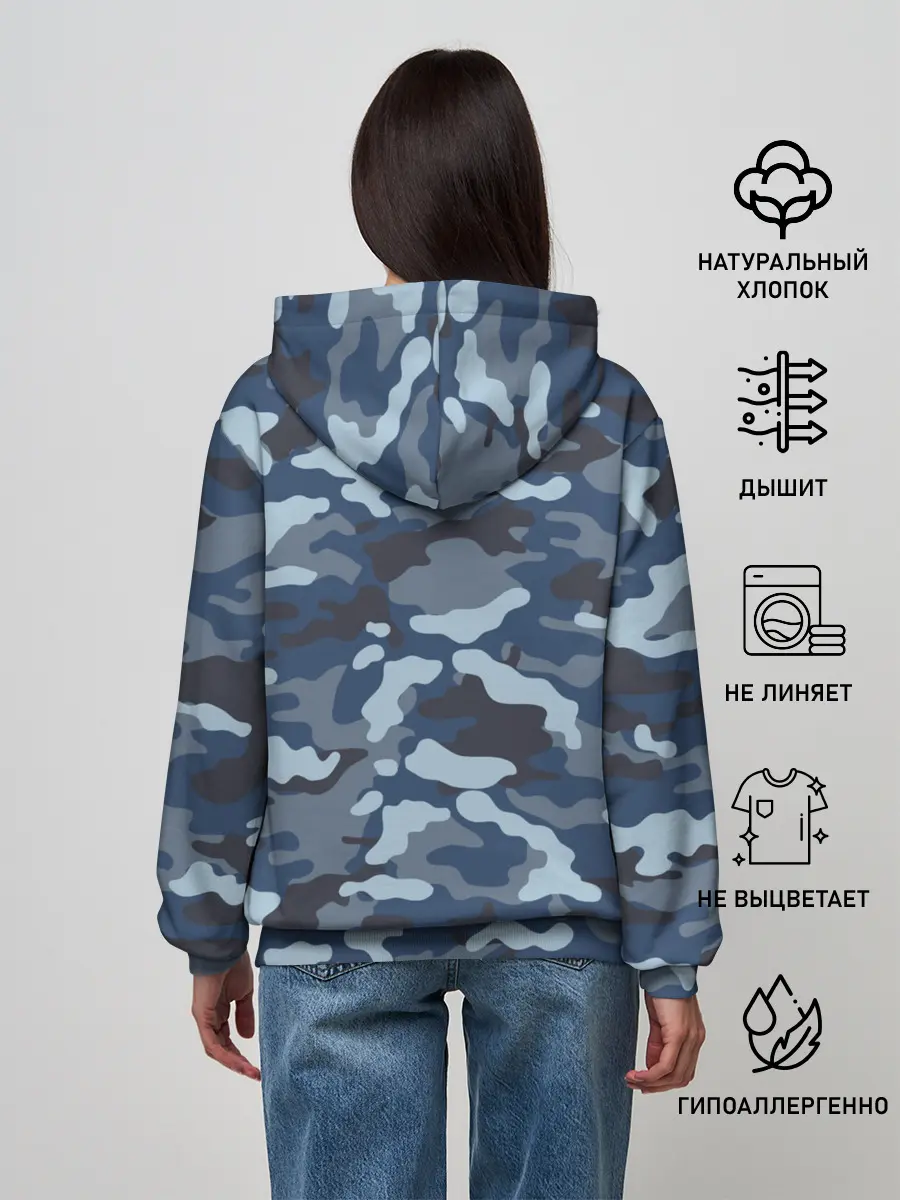 Женское худи / Камуфляж МВД
