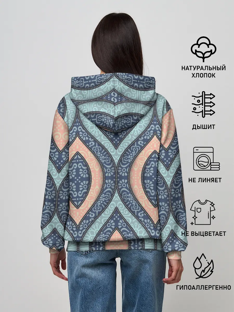 Женское худи / Восточный орнамент