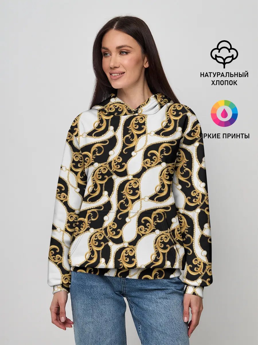 Женское худи / Волновая вьюга