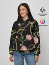 Женское худи / Золотая цепь и розы