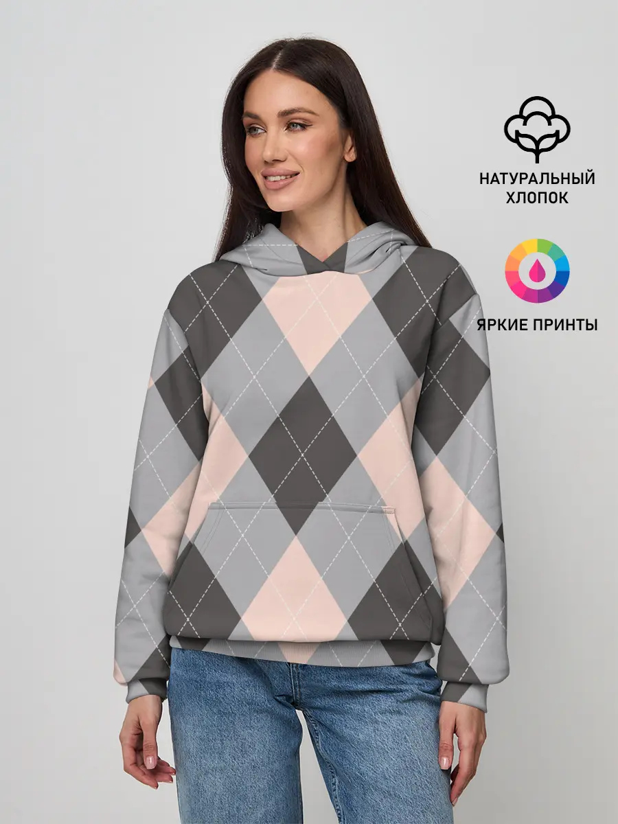 Женское худи / Шотландка | Tartan