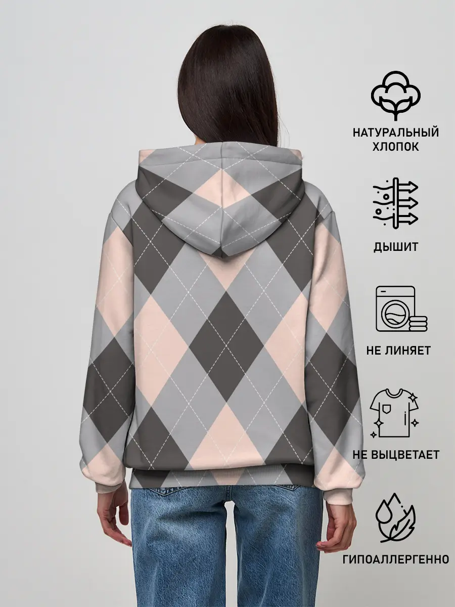 Женское худи / Шотландка | Tartan