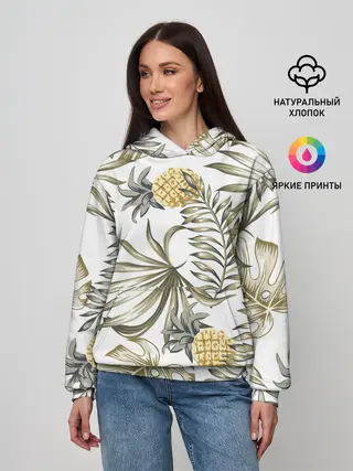 Женское худи / Тропики хаки