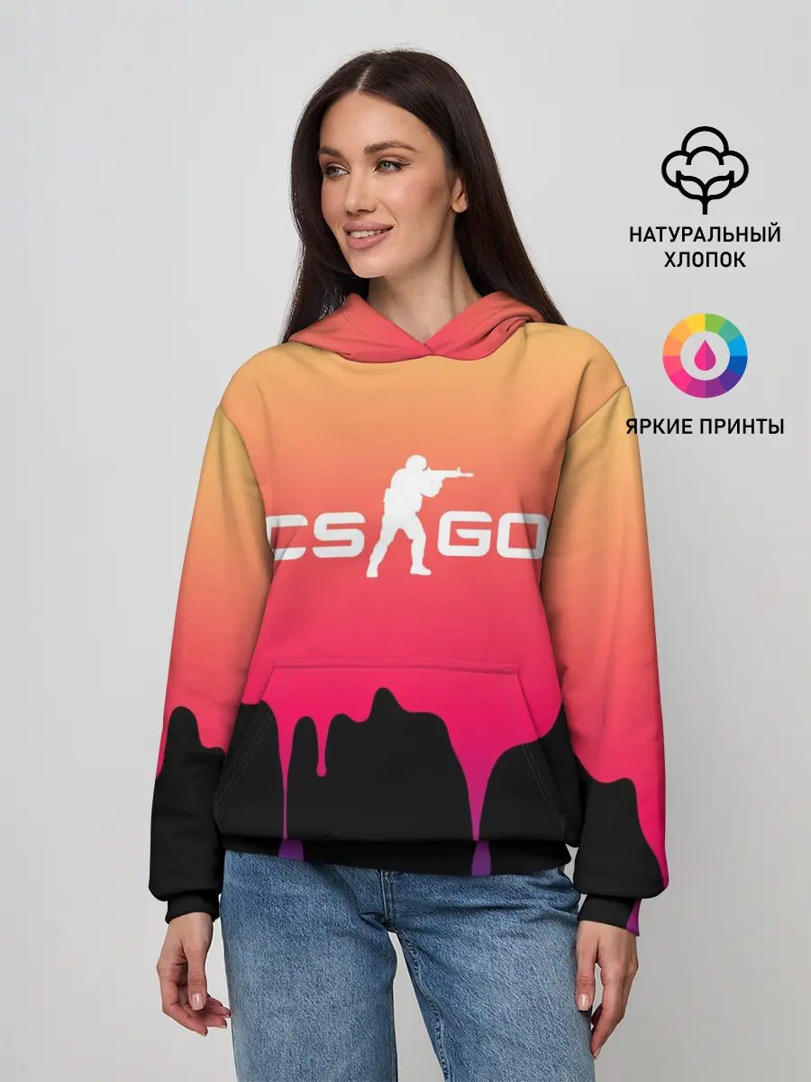 Женское худи / CS GO GRADIENT