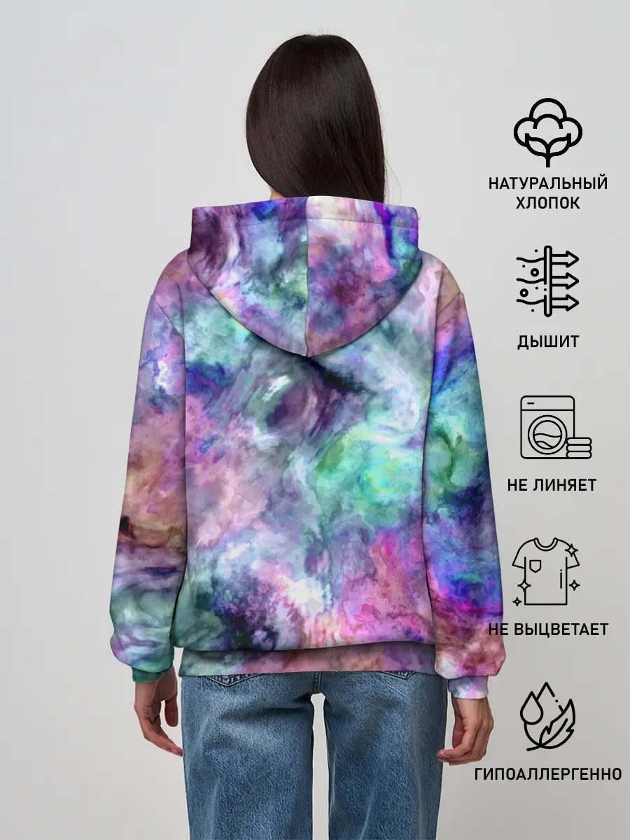 Женское худи / Color splashes
