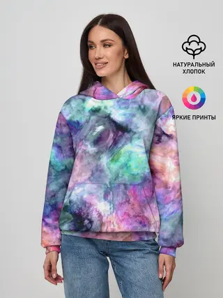 Женское худи / Color splashes