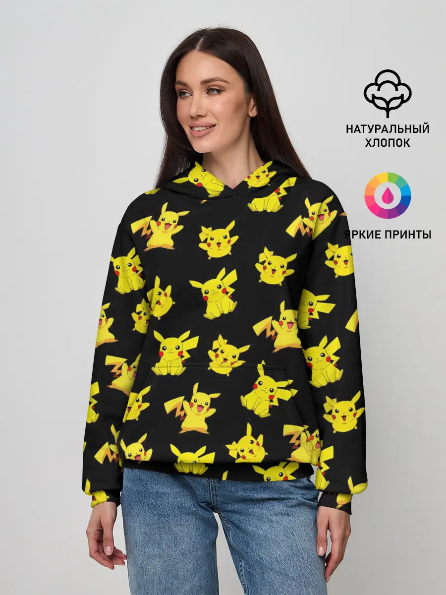 Женское худи / ПИКАЧУ