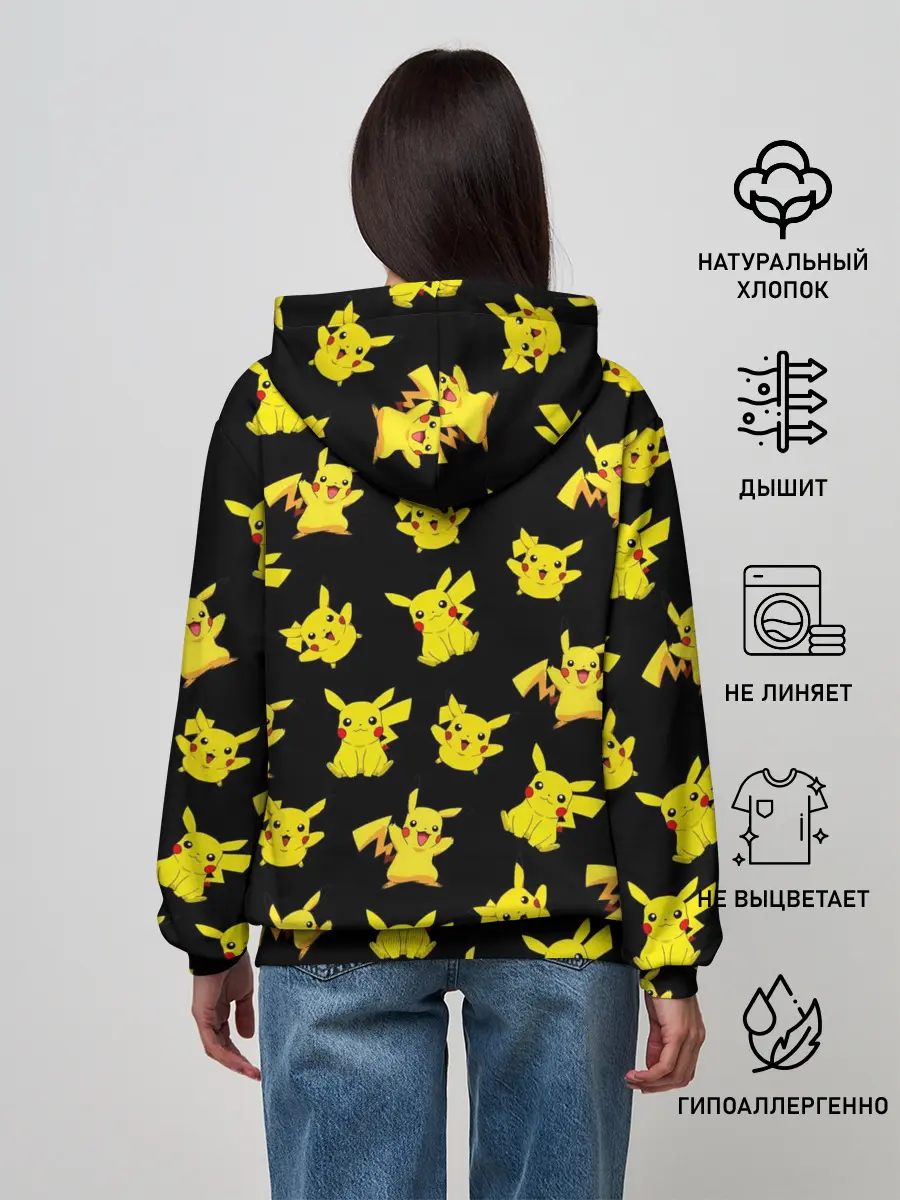 Женское худи / ПИКАЧУ