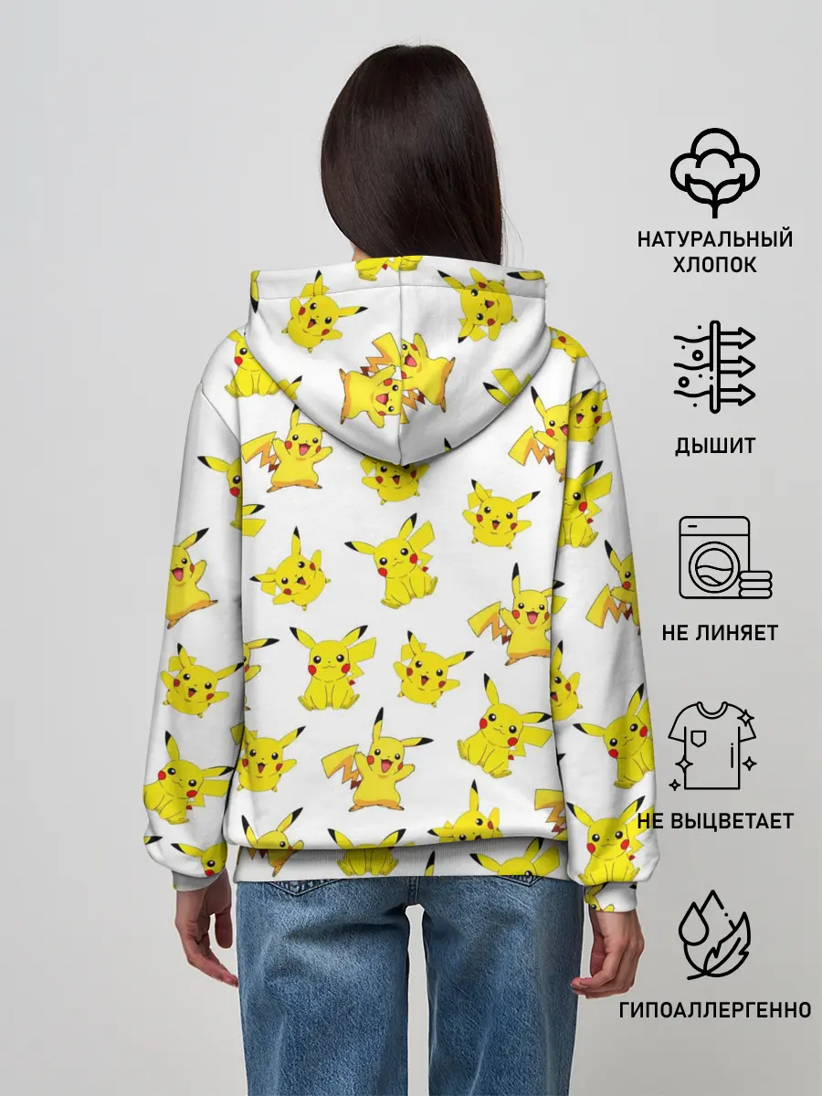 Женское худи / ПИКАЧУ