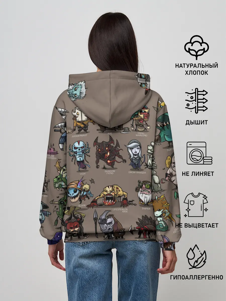 Женское худи / Коры Доты 2