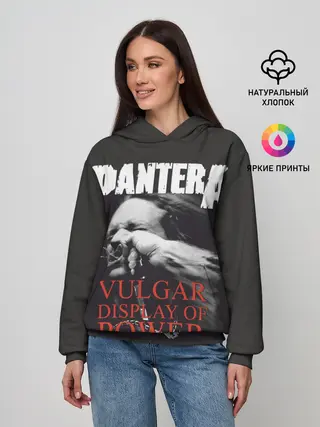 Женское худи / PANTERA VULGAR OF POWER