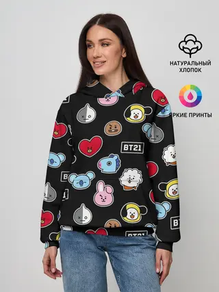 Женское худи / BT21 | BTS | БТС | BANGTAN BOYS