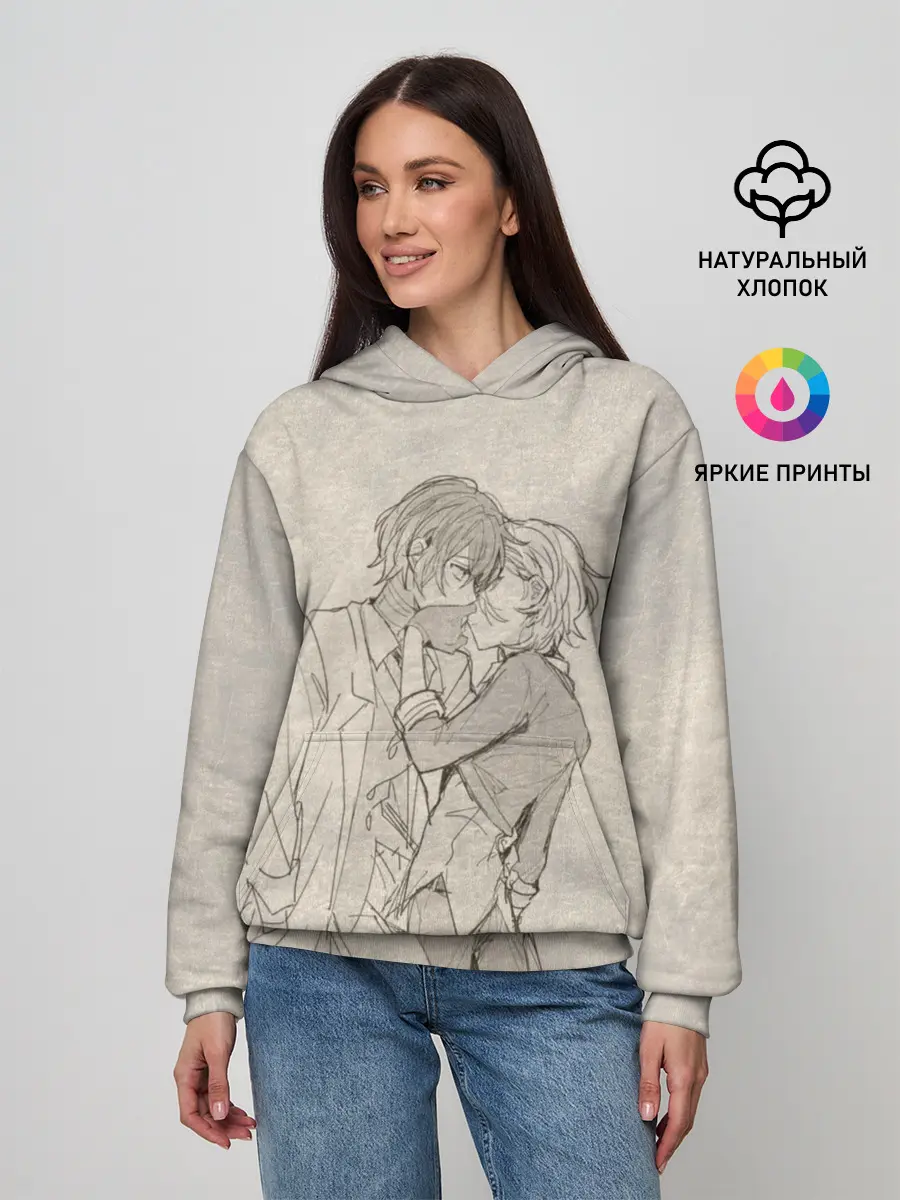 Женское худи / Дазай и Чуя