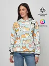 Женское худи / Милые корги