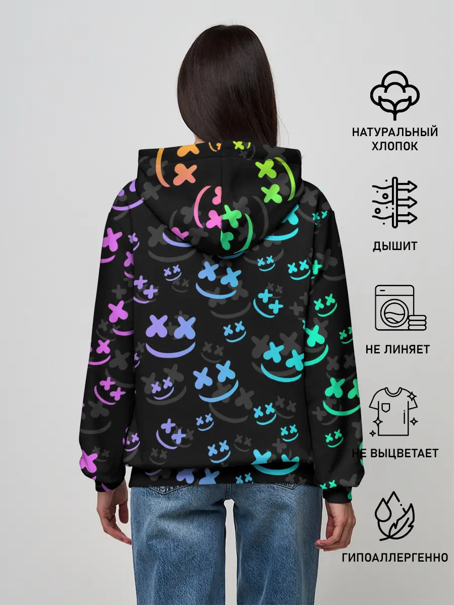 Женское худи / Marshmello