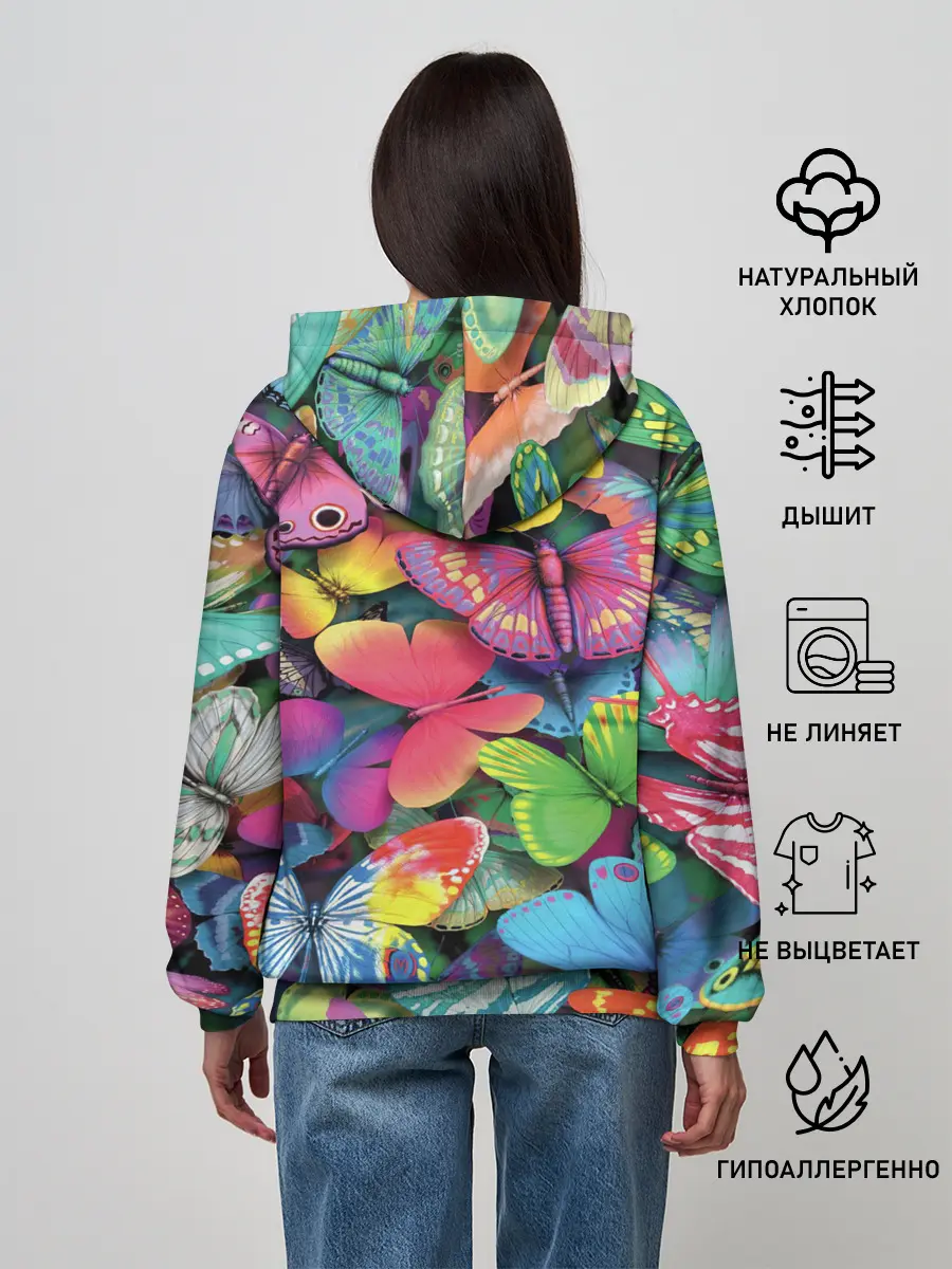 Женское худи / Радужный рой