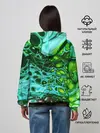 Женское худи / Кислотные разводы краски