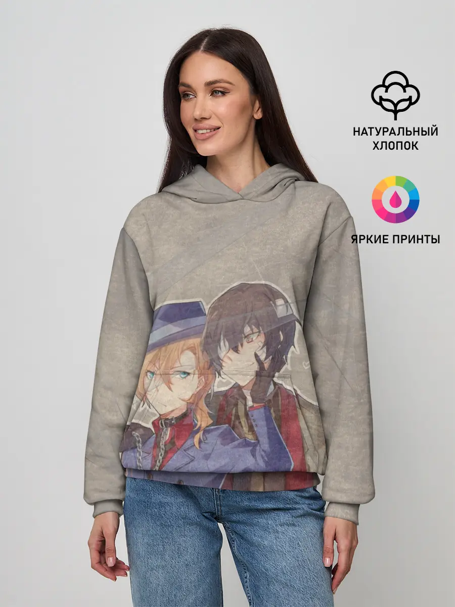 Женское худи / Дазай и чуя