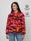Женское худи / CAMOUFLAGE RED