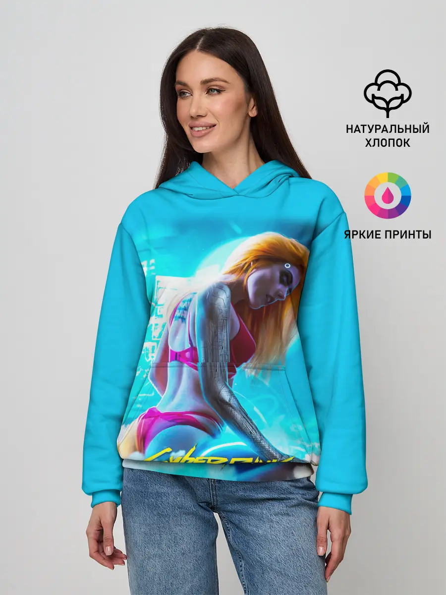 Женское худи / CYBERPUNK 2077