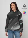 Женское худи / GEOMETRY STRIPES GLITCH