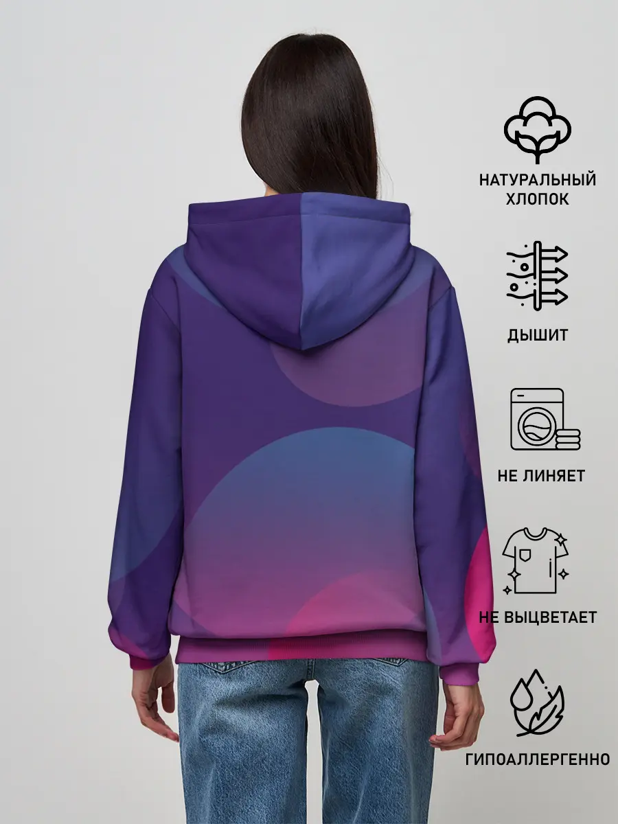 Женское худи / Тоторо выглядывает