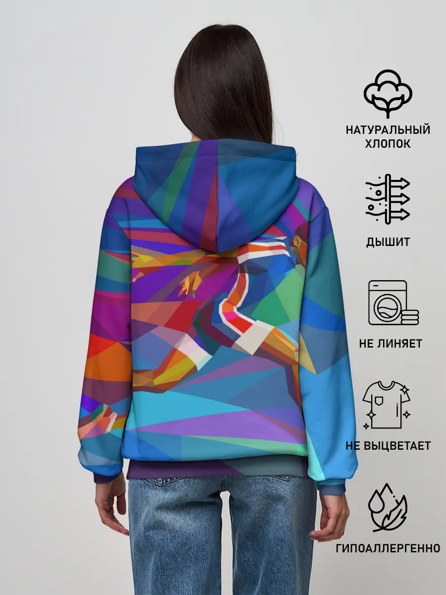 Женское худи / Абстракция
